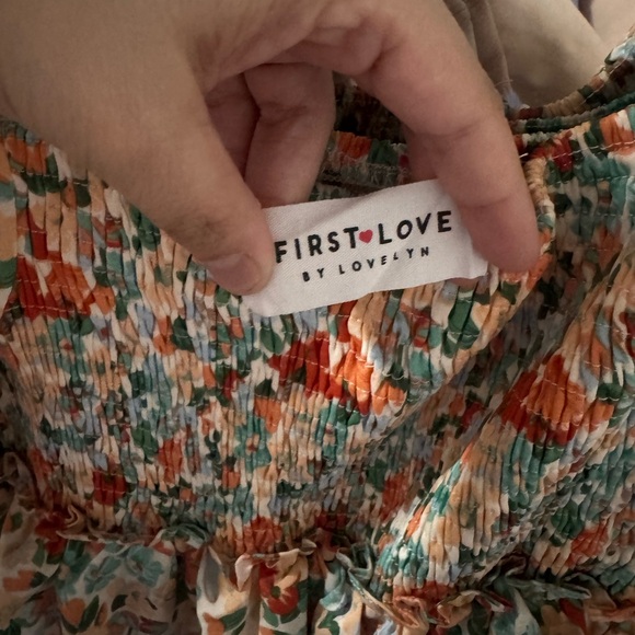 LIKE NEW Boutique Floral Tiered Dress - Picture 3 of 4